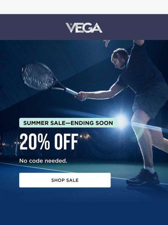 LAST CHANCE: 20% OFF Everything!