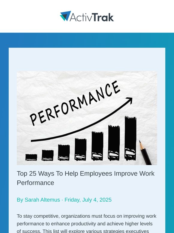 New workforce productivity blogs