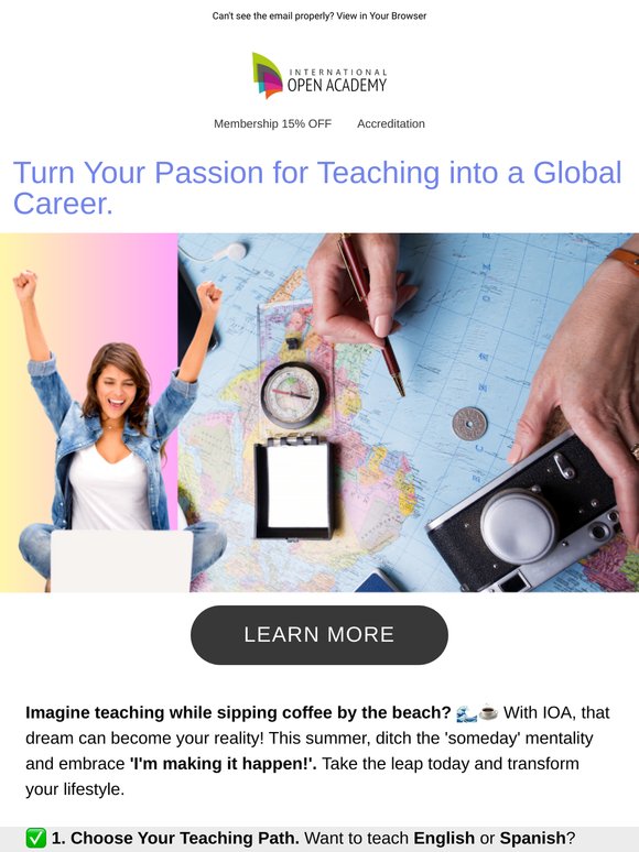 🌍 Your Summer Teaching Career Starts Now