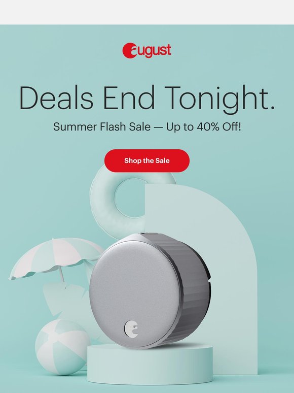, It’s Your Last Day to Save Up to 40%!