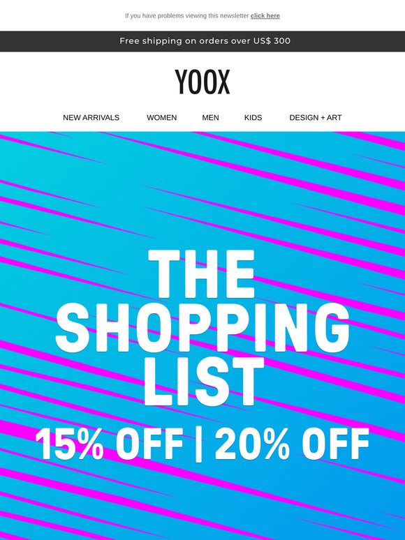 15% & 20% OFF a selection of style essentials >>