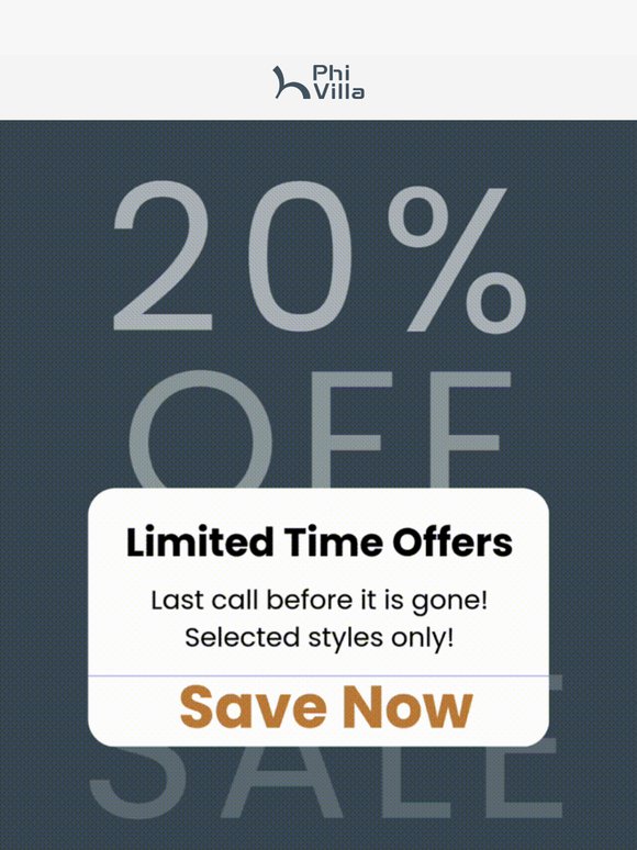 20% Off Our Cozy Picks!