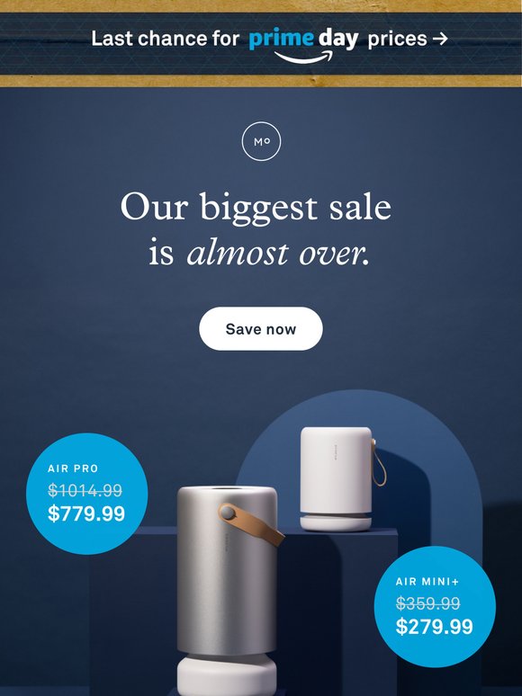 LAST CHANCE for PRIME DAY PRICING