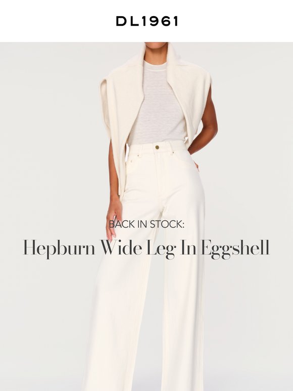 Back In Stock: Hepburn Wide Leg