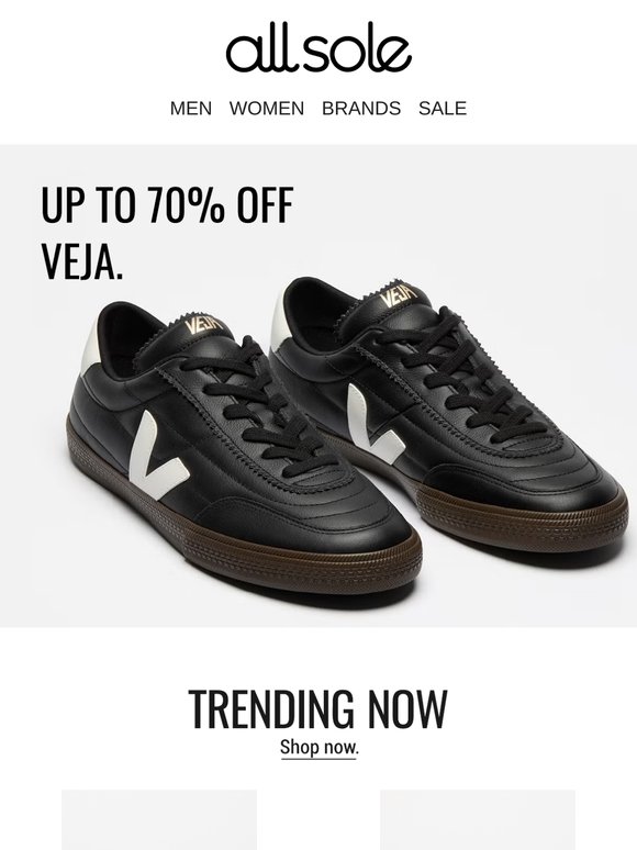Up to 70% off VEJA