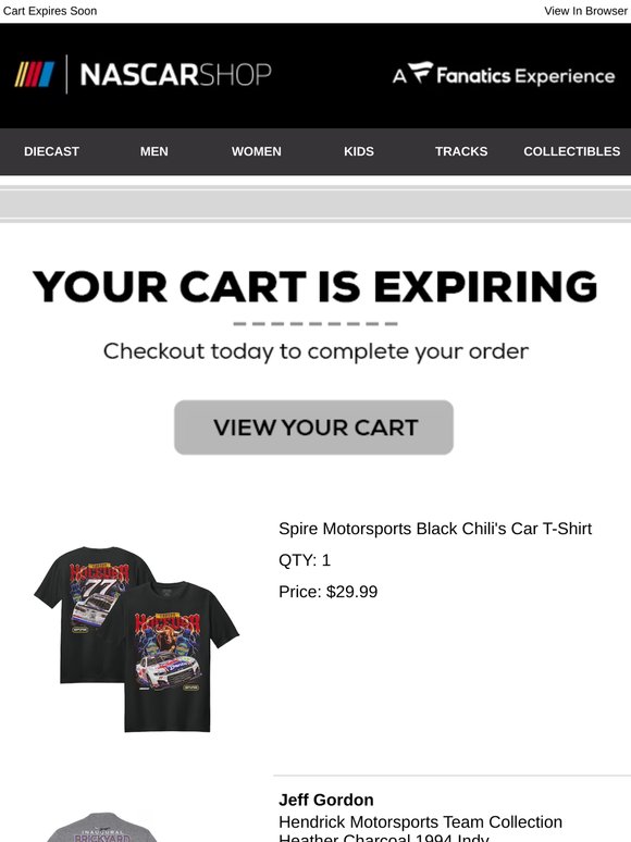 Last Chance For Your Cart