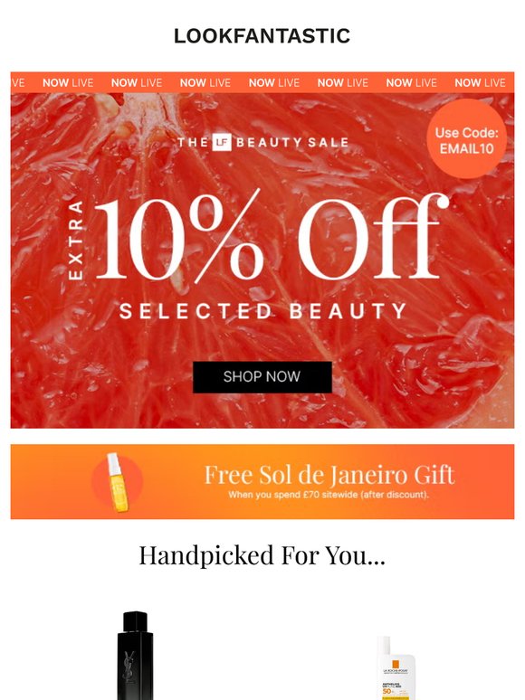 Extra 10% Off Just for you