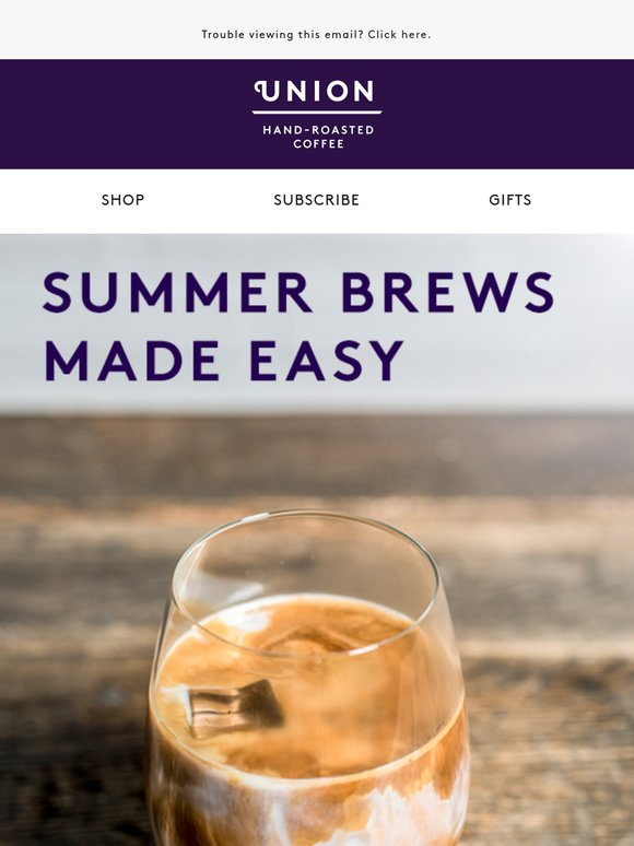 Cool down with your perfect iced brew ❄️☕️