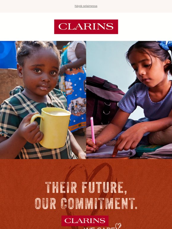 Clarins x Mary's Meals
