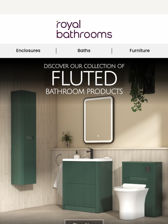 Fluted Perfection for Your Bathroom Makeover