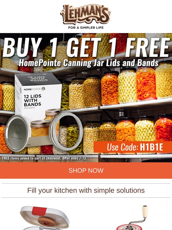 BOGO Savings 🔥 HomePointe Lids & Bands