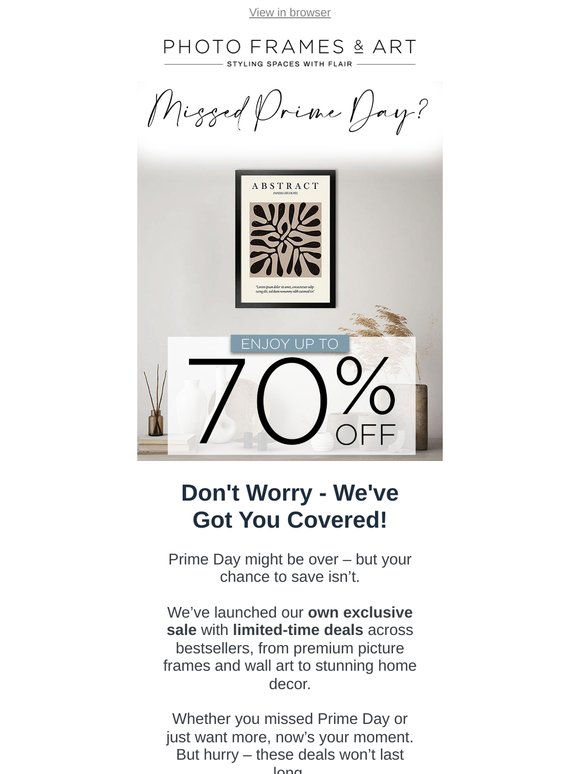 Missed Prime Day? We’ve Got You Covered