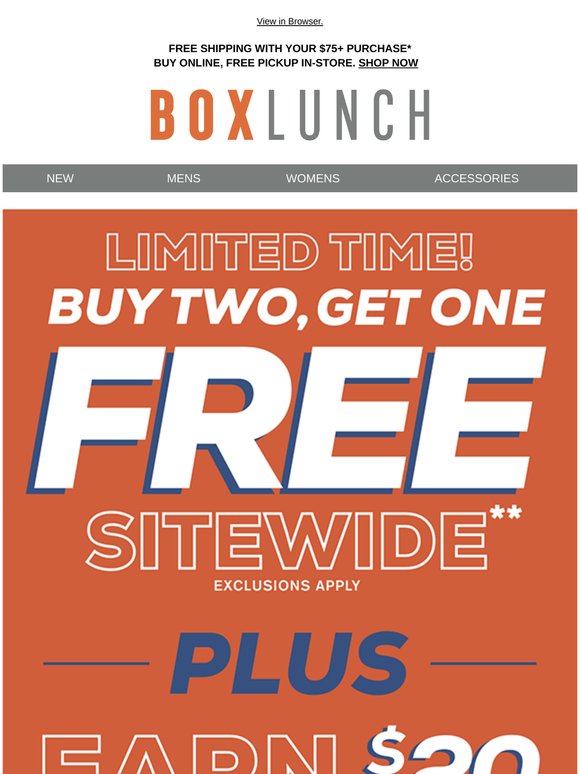 Sale alert 🚨 Buy two, get one free!