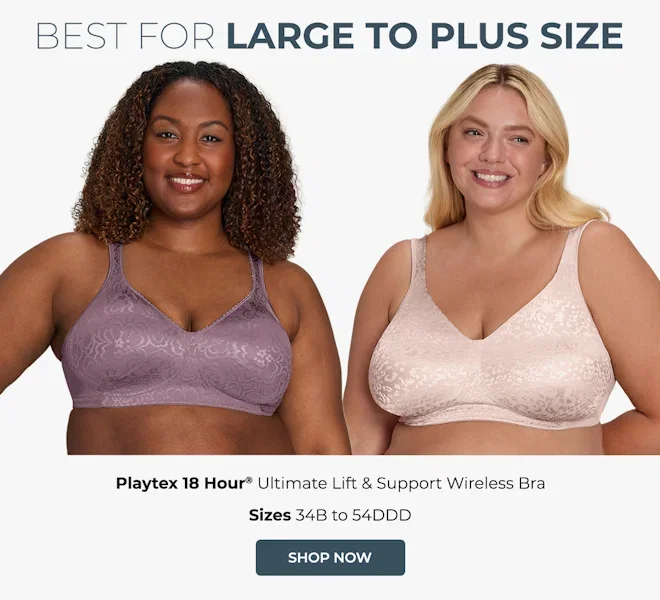 Playtex 18 Hour Ultimate Lift & Support Wireless Bra
