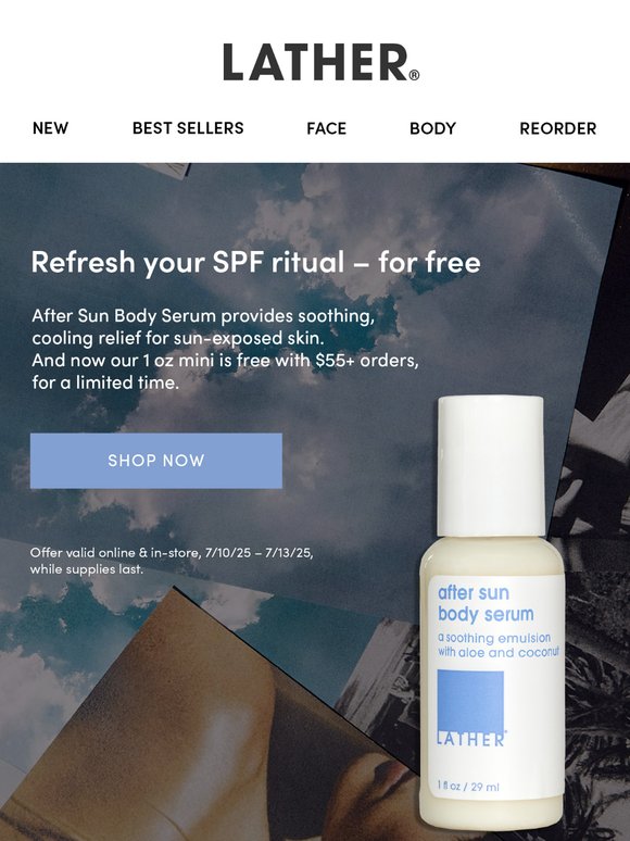 Ends Tomorrow: Your Free Post-Sun Essential