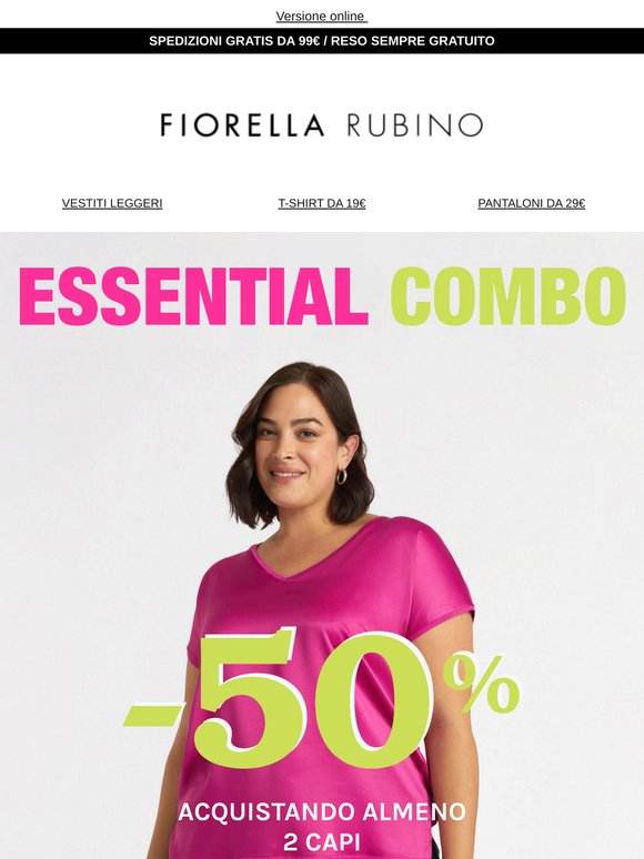 PROMO ESSENTIAL COMBO👩🏻‍🤝‍👩🏼 -50% sulla selezione