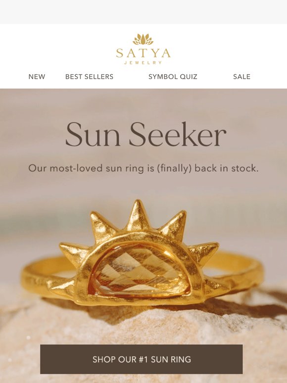 It's Back! Our #1 ring is back in stock