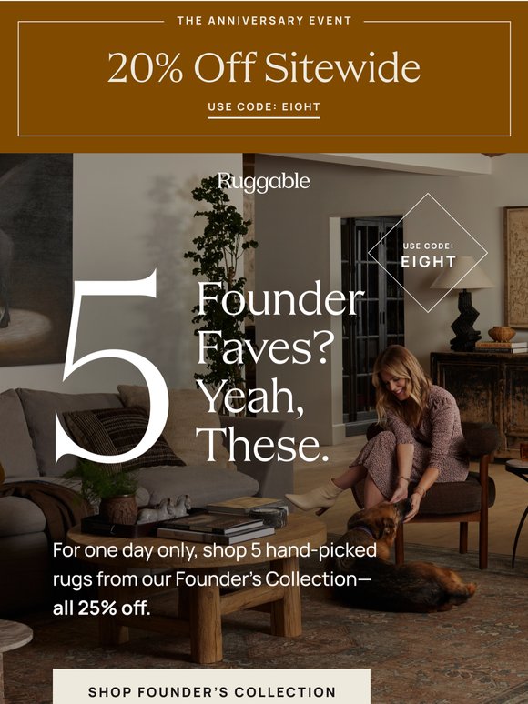 Our founder’s fave rug is...