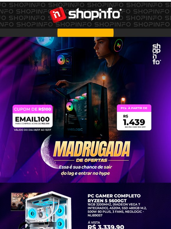 🌌 5 produtos com desconto no Mercado Noturno