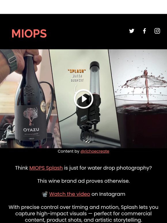 Splash: Not Just for Water Drop Photography — Perfect for Creative Ads Too