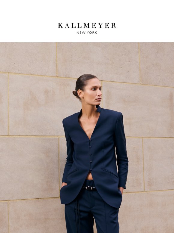 INDIGO SUITING — Shop New Pre-Fall Arrivals