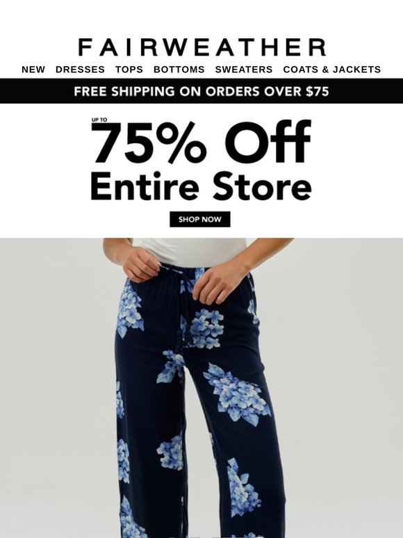 🚨 Up To 75% Off Pants – Limited Time!