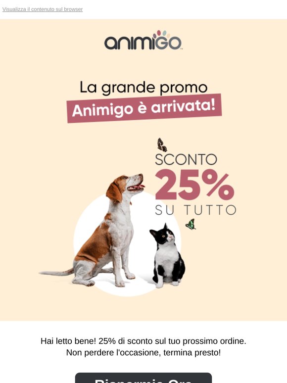 Approfitta della Super Offerta 🐶😺