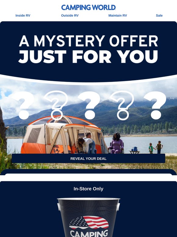 A deal days surprise! Your mystery offer awaits