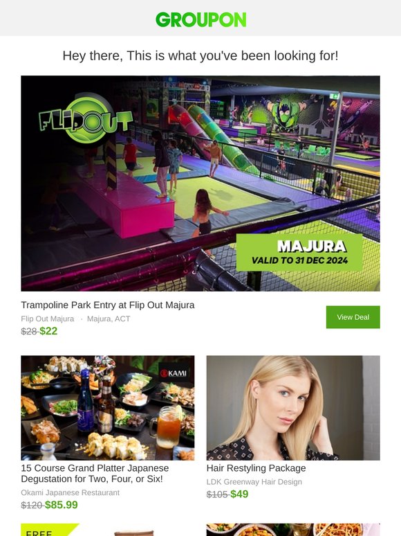 Customers With Your Good Taste Purchased These Deals