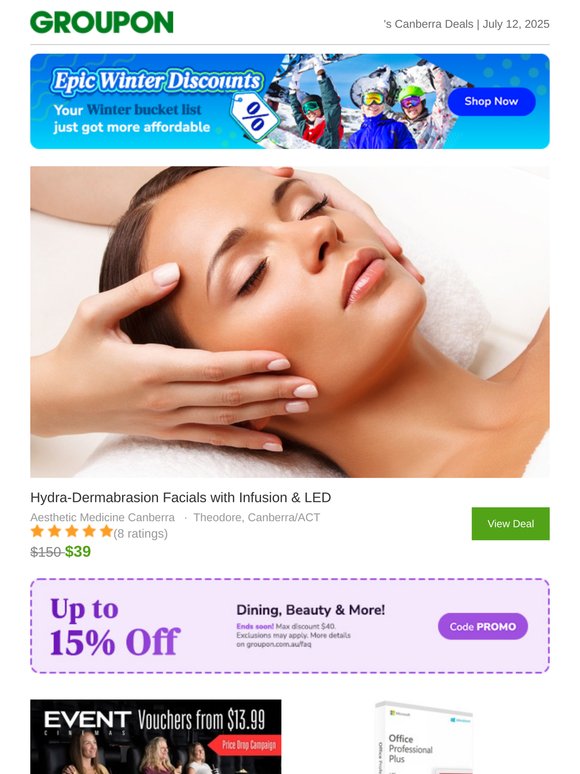 Hydra-Dermabrasion Facials with Infusion & LED