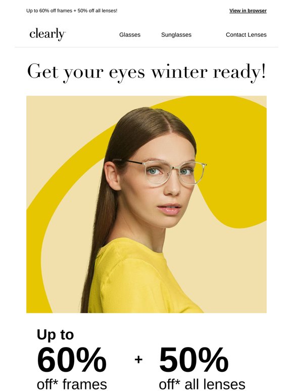 Get your eyes winter ready!