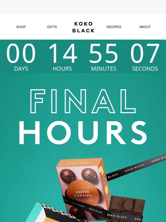 Last Chance to Win a Year of Koko Black!