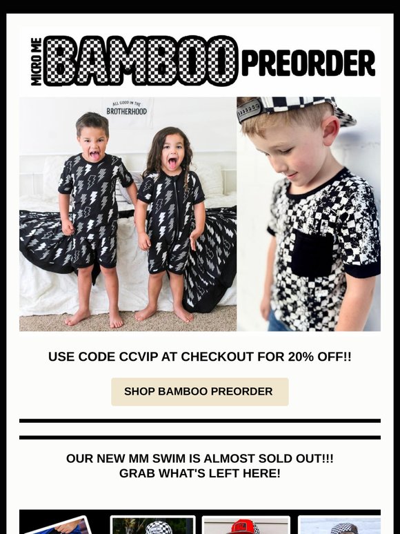 NEW Bamboo Preorder & MM SWIM  Friend