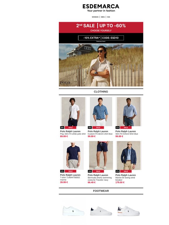 Polo Ralph Lauren: your next favorite piece is waiting in the 2nd Sale