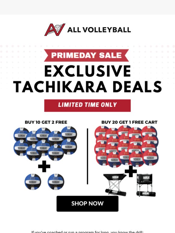 Exclusive Tachikara Deal just for you and your team.