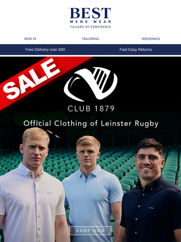 🚨Club 1879 Sale Now On - Official Clothing of Leinster Rugby