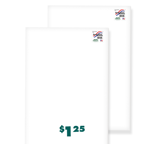 20x30-in. Readi-Board white foam boards