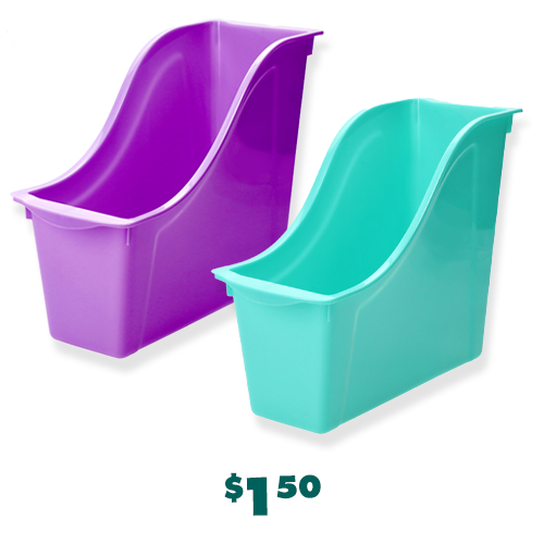 Teaching Tree plastic book bins