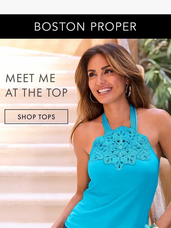 Tops that don’t blend in. Ever.