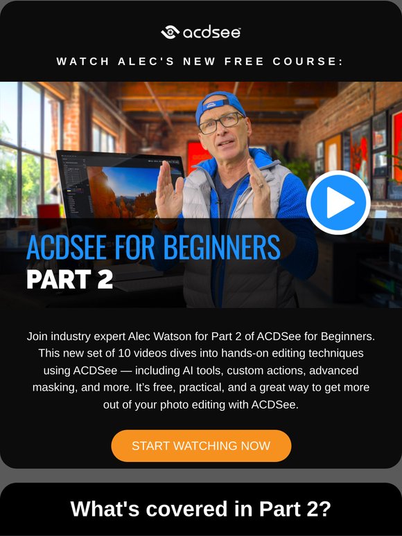 Learn AI Editing and Masking in ACDSee – Free Course