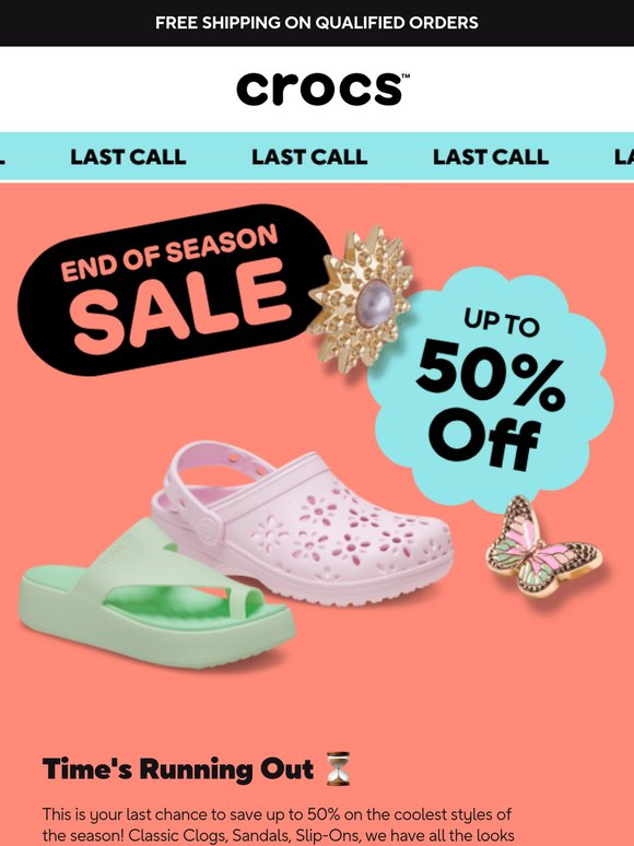 An extra 10% off clearance styles!