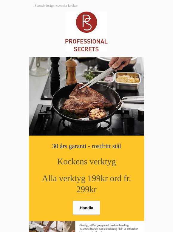 Rätt verktyg - 30 års garanti.