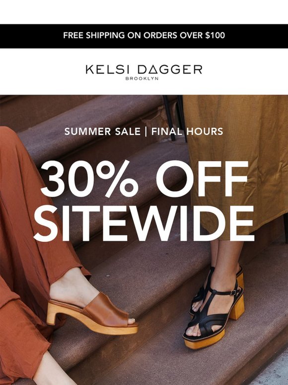 FINAL HOURS 🚨 30% Off Sitewide Ends Tonight!