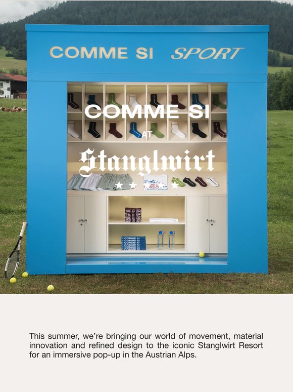 Now Open: Comme Si Sport at Stanglwirt Resort