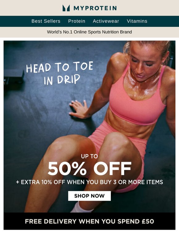 Beat the heat: Up to 50% off ☀️