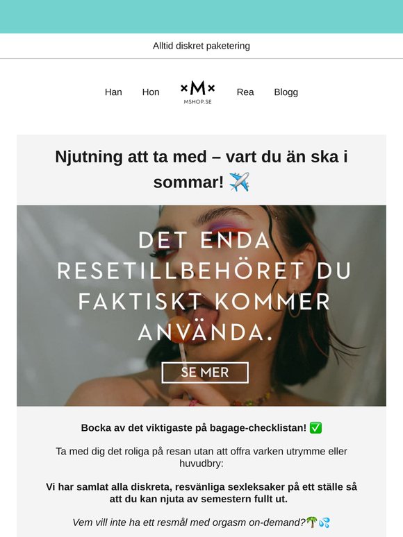 Njutning att ta med - vart du än ska i sommar ✈️