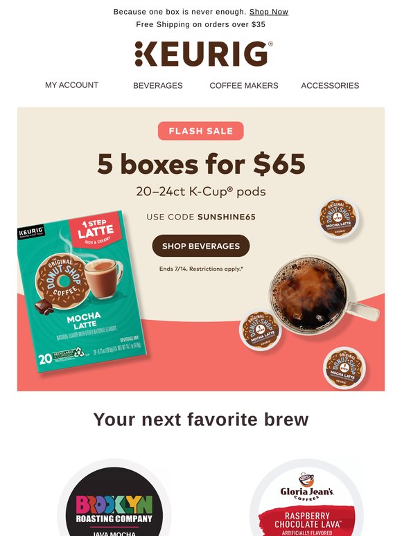 Coffee Math You’ll Love: 5 Boxes = $65