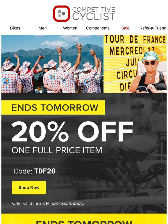 Shop now if you want to beat the clock...