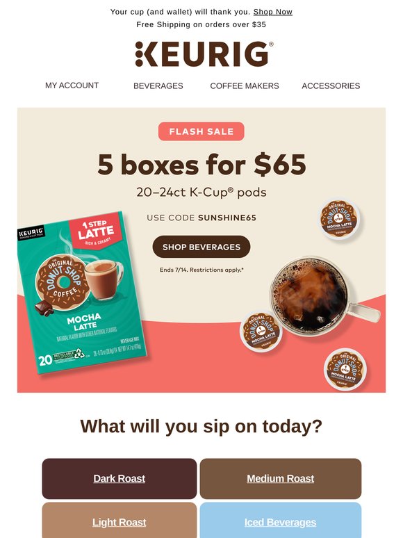 ☕ Brew More, Spend Less: 5 Boxes for $65