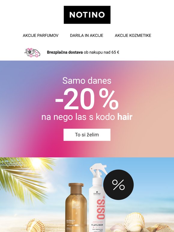 Samo danes: 20 % popusta na nego las